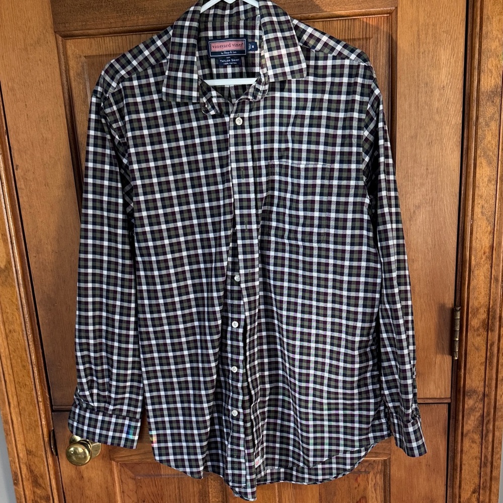 Vineyard Vines Men's M Plaid Shirt